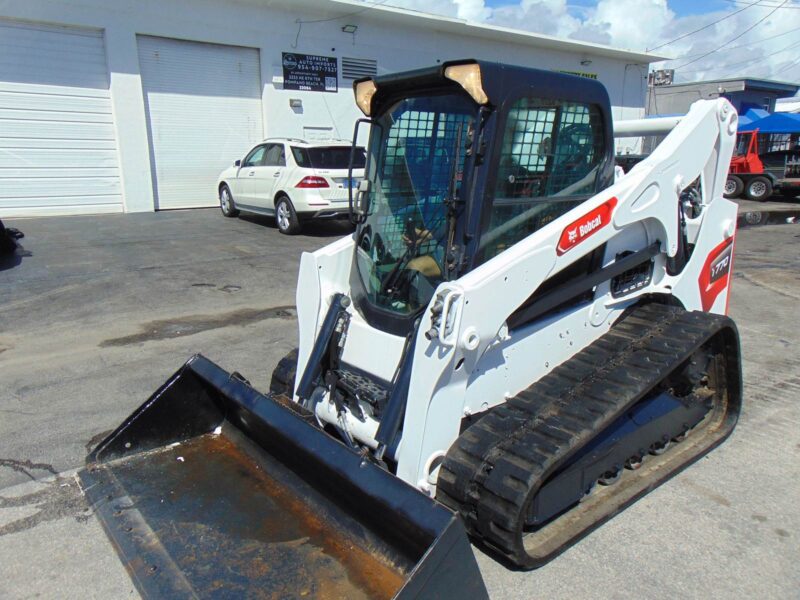 2017 BOBCAT T770 SKID STEER 92 HP TRACK LOADER - HEAT - A/C - STEREO - H.D. COOLING PKG - KEYLESS SECURITY - Image 7