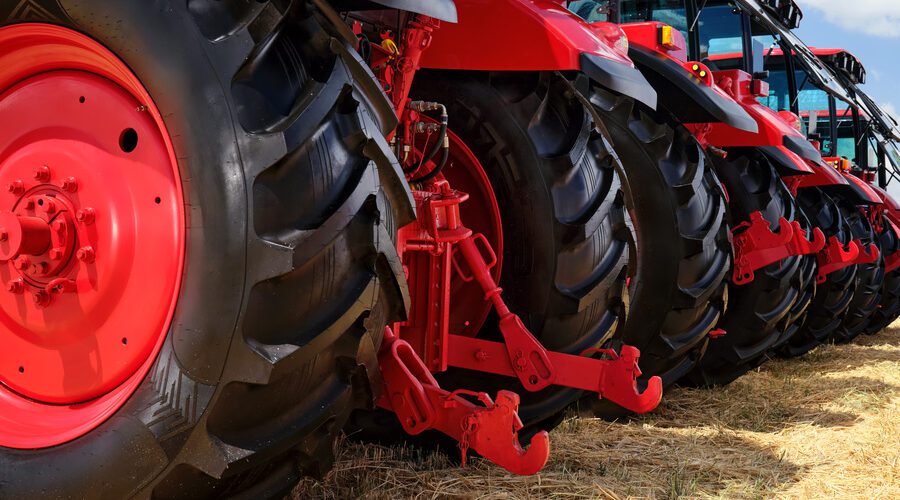 heavy equipment at construction site