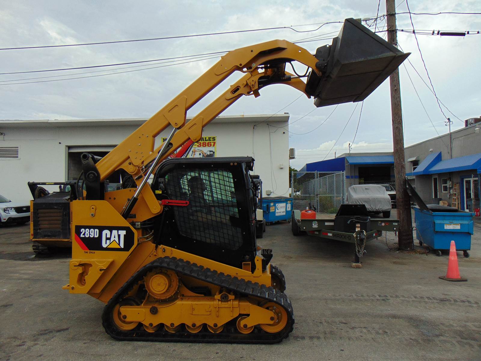 2017 CAT 289D TURBO 2 SPEED - JOYSTICKS - HEAT AND A/C - POWER QUICK ATTACH - COUNTERWEIGHTS - DPF DELETED - 1,642 HOURS - Image 32