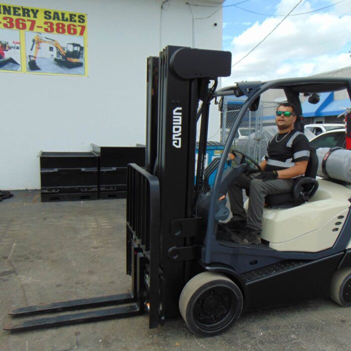 2021 CROWN C-51000-50 FORKLIFT - 5K LBS - 24 FT HEIGHT - 4 STAGE MAST SIDESHIFTER - AMAZING CONDITION