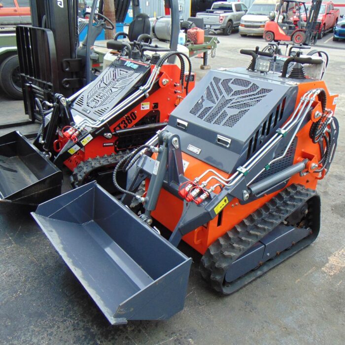 2026 AGT FT380-R SKID STEER STAND BEHIND TRACK LOADER - 23 HP GAS V-TWIN MOTOR