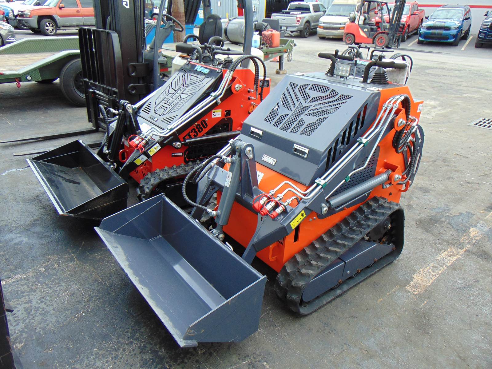 2026 AGT FT380-R SKID STEER STAND BEHIND TRACK LOADER - 23 HP GAS V-TWIN MOTOR