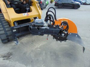 2026 Wolverine SG13-08D H.D. STUMP GRINDER SKID STEER ATTACHMENT - STANDARD OR HIGH FLOW - CARBIDE TEETH - HYD SWAY - REMOTE CONTROL OPTION