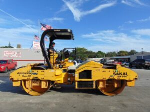 2012 SAKAI SW990-1 AMOOTH TANDEM DRUM VIBRATORY ROLLER COMPACTOR - DEUTZ DIESEL