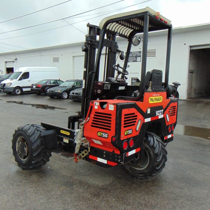 2014 Palfinger GT55 Piggyback Forklift - Sideshifting Fork Positioner - 5,500 lb capacity - 66 hp Kubota Diesel - Only 2,120 hours