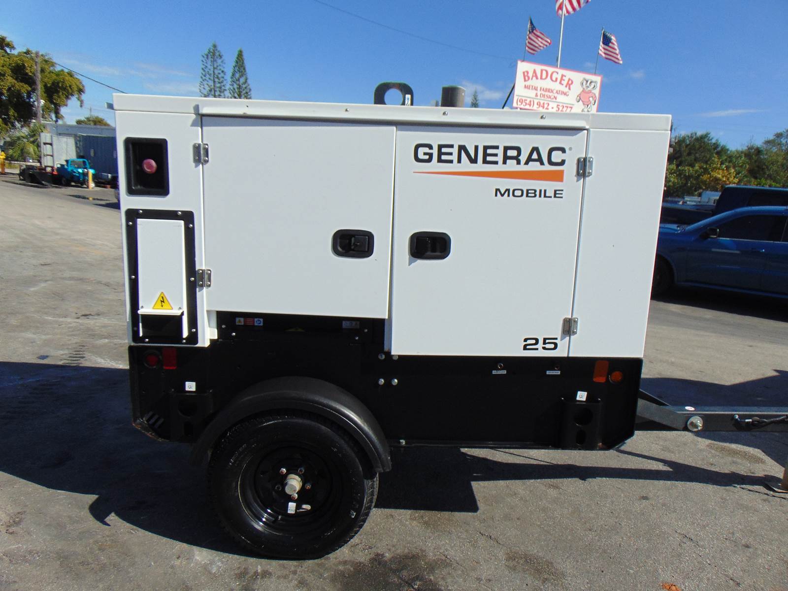 2023 GENRAC G25 PORTABLE TRAILER MOUNT GEN SET - ISUZU DIESEL - SUPER LOW HOURS - LIKE NEW - Image 23