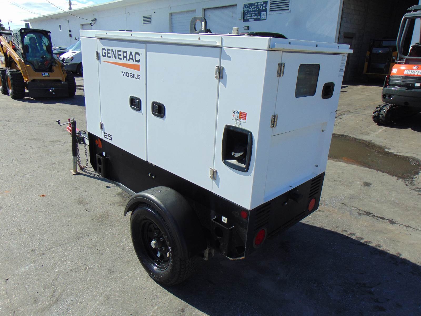 2023 GENRAC G25 PORTABLE TRAILER MOUNT GEN SET - ISUZU DIESEL - SUPER LOW HOURS - LIKE NEW - Image 21