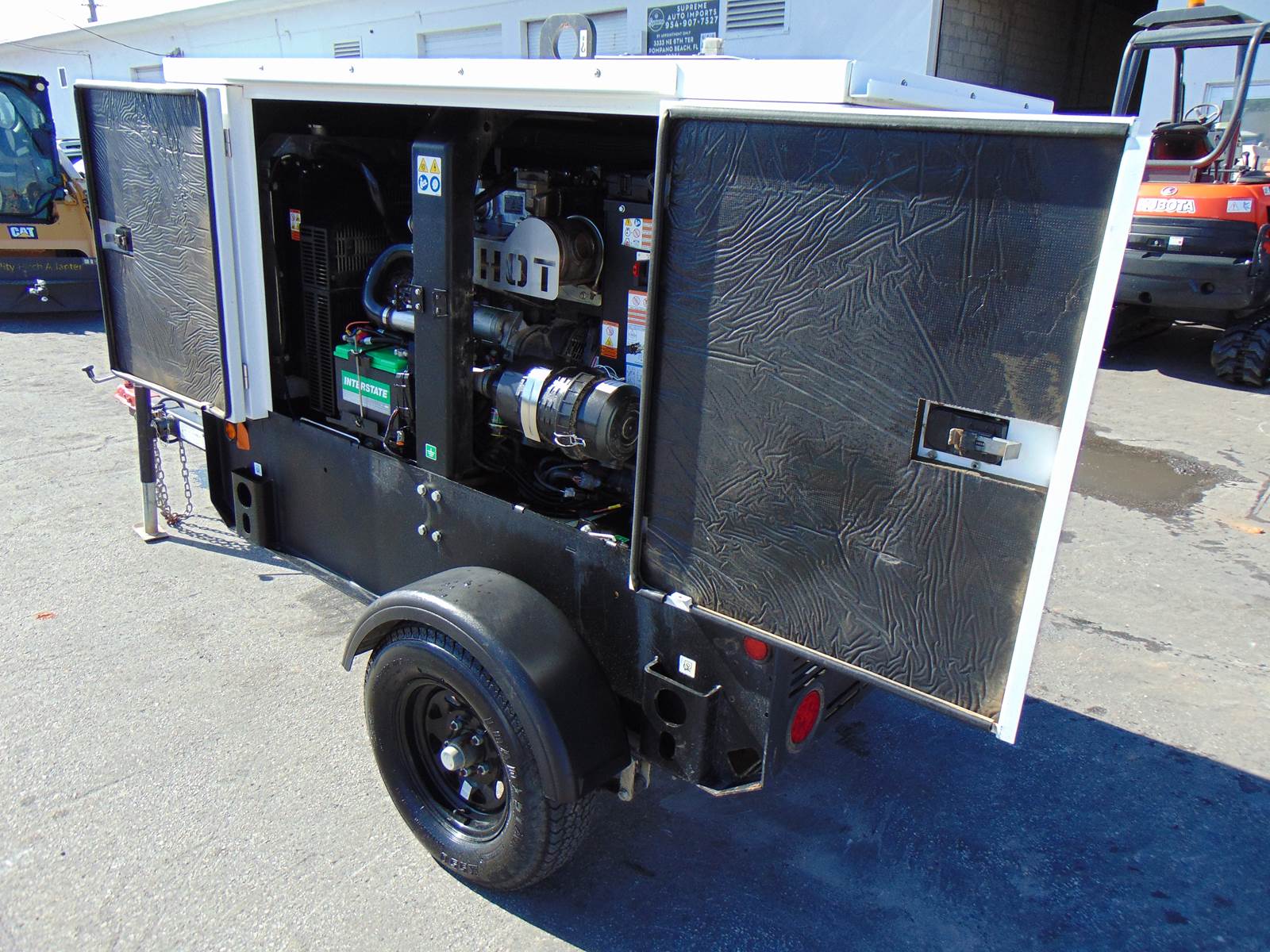 2023 GENRAC G25 PORTABLE TRAILER MOUNT GEN SET - ISUZU DIESEL - SUPER LOW HOURS - LIKE NEW - Image 13