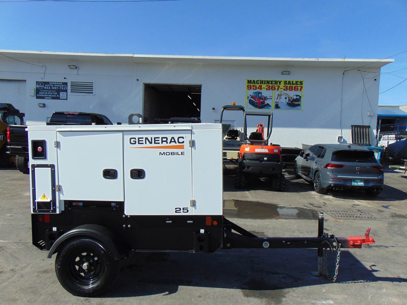 2023 GENRAC G25 PORTABLE TRAILER MOUNT GEN SET - ISUZU DIESEL - SUPER LOW HOURS - LIKE NEW - Image 11
