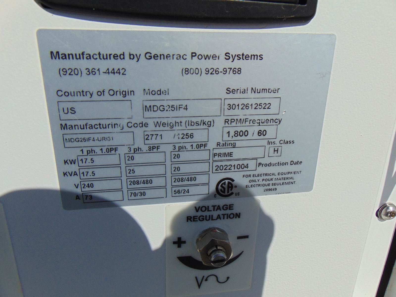 2023 GENRAC G25 PORTABLE TRAILER MOUNT GEN SET - ISUZU DIESEL - SUPER LOW HOURS - LIKE NEW - Image 3