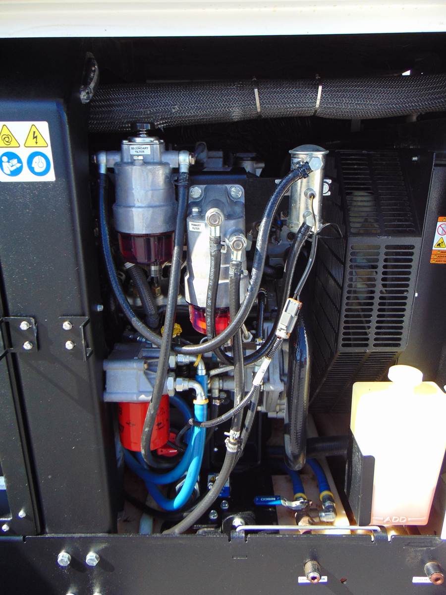 2023 GENRAC G25 PORTABLE TRAILER MOUNT GEN SET - ISUZU DIESEL - SUPER LOW HOURS - LIKE NEW - Image 9