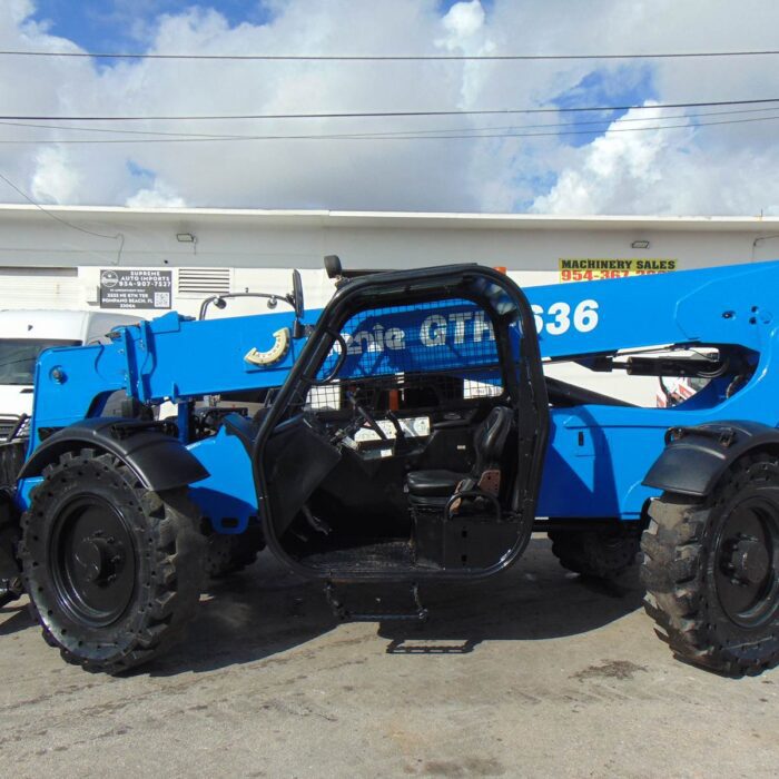 2015 GENIE GTH-636 TELEHANDLER 6K - 4X4X4 - SOLID BOSS TIRES - DEUTZ DIESEL - SERVICED - INSPECTED - 100% JOB READY