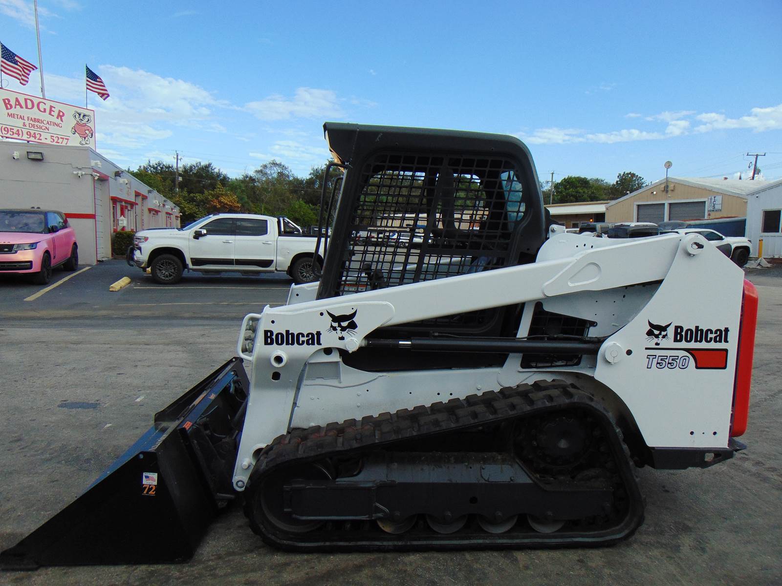 2018 BOBCAT T550 TURBO SKID STEER TRACK LOADER - ONLY 1,693 HOURS - HAND AND FOOT CONTROLS - 100% SERVICED - Image 13