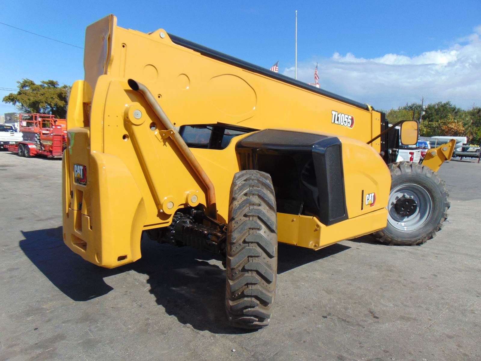 2018 CAT TL1055 TELEHANDLER "DELETED" NO DEF - 10K LBS - 55 FT - ROTATING FORK CARRIAGE - OUTRIGGERS - ONLY 2,631 HOURS - NEW TIRES - Image 5
