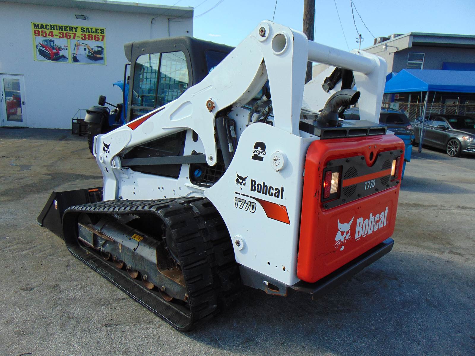 2020 BOBCAT T770 TURBO 2 SPEED "HIGH FLOW" - H.D. COOLING PKG - JOYSTICKS - BOB TACH POWER COUPLER - SUPER LOW HOURS - 100% ORIGINAL - Image 16