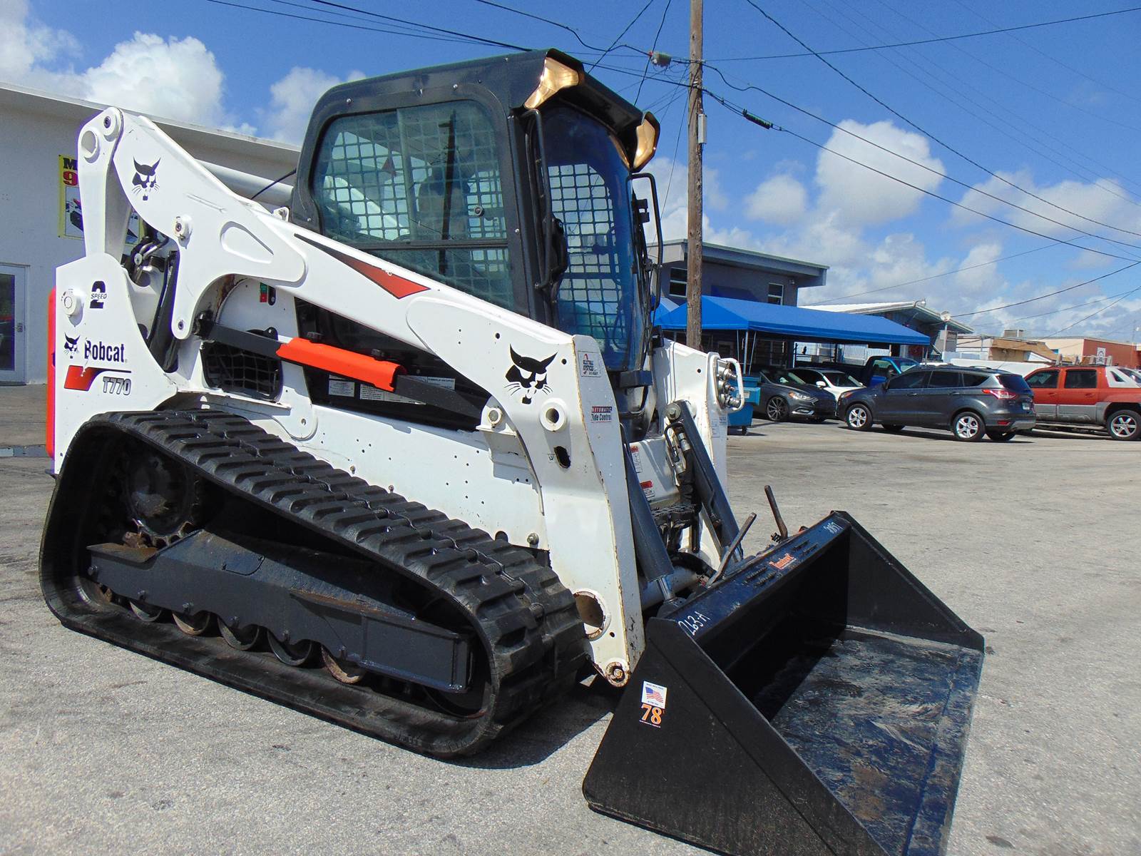 2018 BOBCAT T770 HIGH FLOW FORESTRY PKG - EVERY OPTION - BIG 92 HP - RIDE CONTROL - JOYSTICKS - ONLY 1,162 HOURS