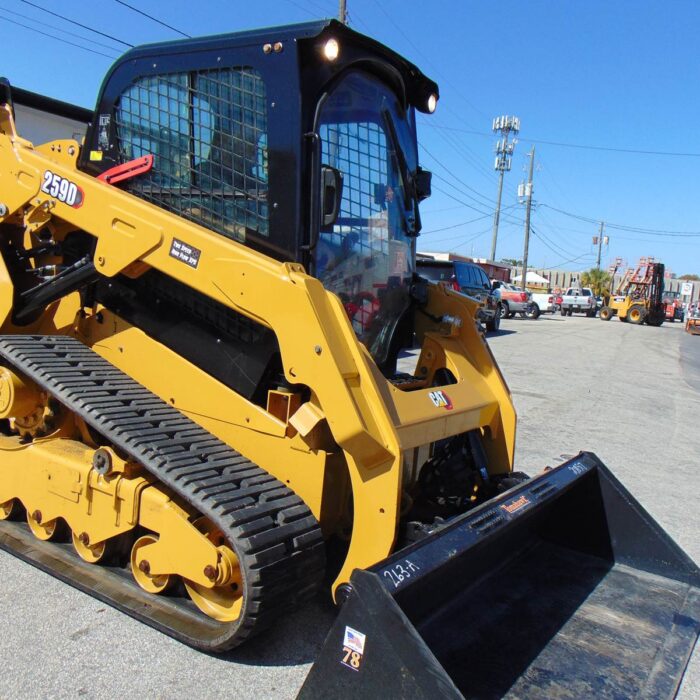 2019 CAT 259D TURBO 2 SPEED - HEAT AC CAB - STEREO - CAMERA - JOYSTICKS - SUPER LOW HOURS - 100% SERVICED