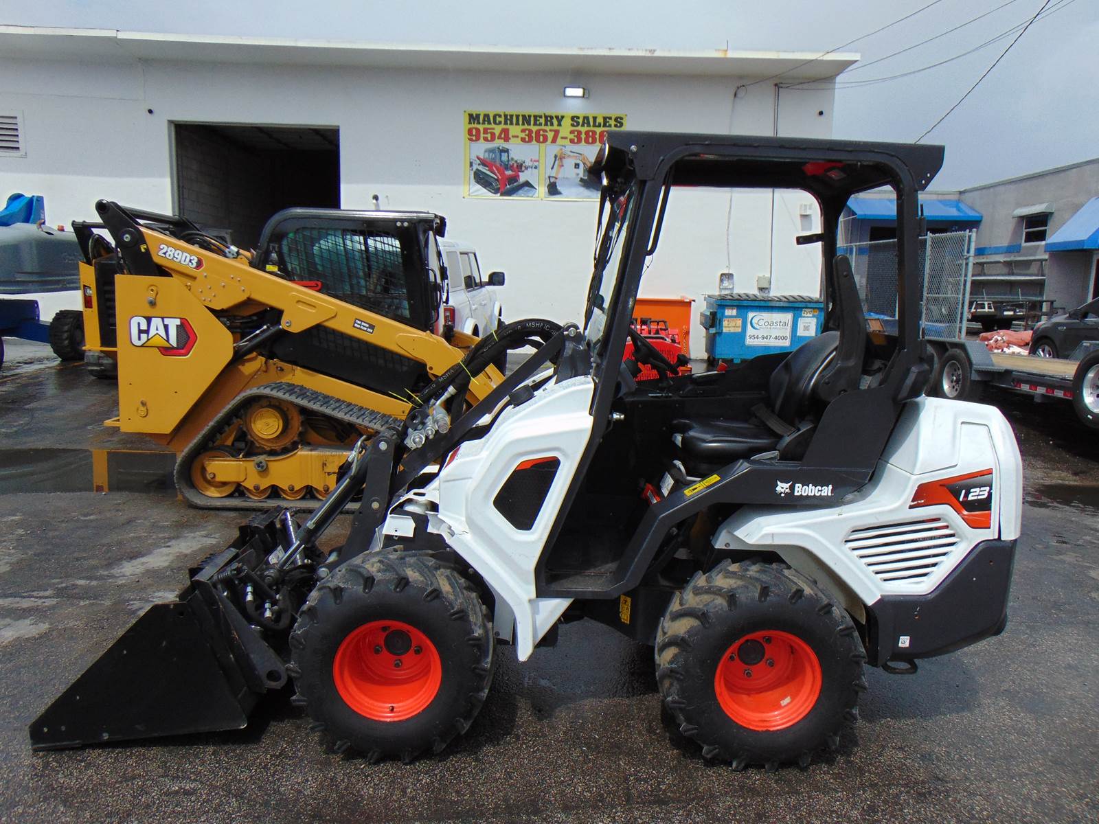 2021 BOBCAT L23 ARTICULATED FRONT END MINI LOADER - KUBOTA DIESEL - POWER QUICK ATTACH - ONLY 1,129 HOURS