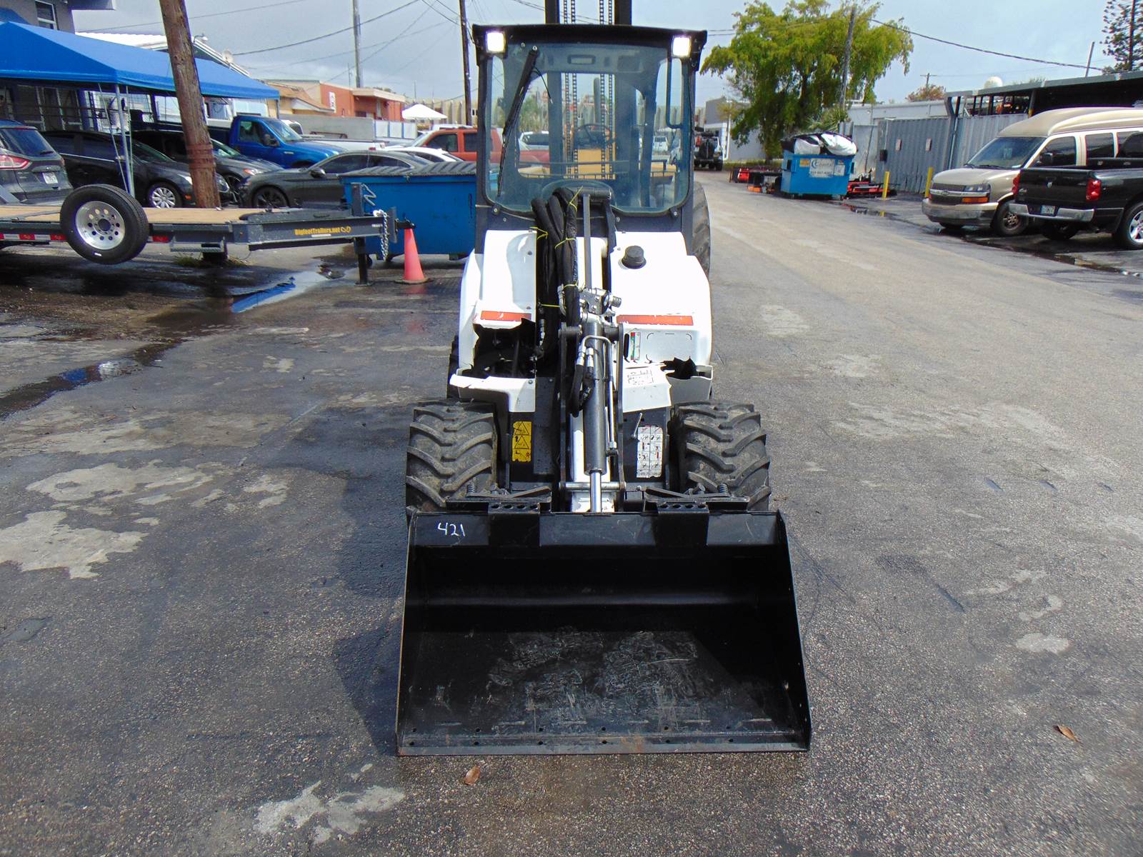 2021 BOBCAT L23 ARTICULATED FRONT END MINI LOADER - KUBOTA DIESEL - POWER QUICK ATTACH - ONLY 1,129 HOURS - Image 2