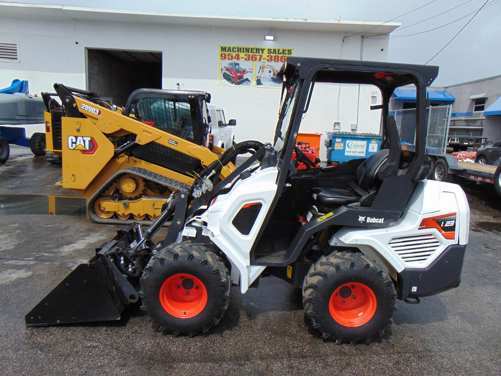 2021 BOBCAT L23 ARTICULATED FRONT END MINI LOADER - KUBOTA DIESEL - POWER QUICK ATTACH - ONLY 1,129 HOURS - Image 28
