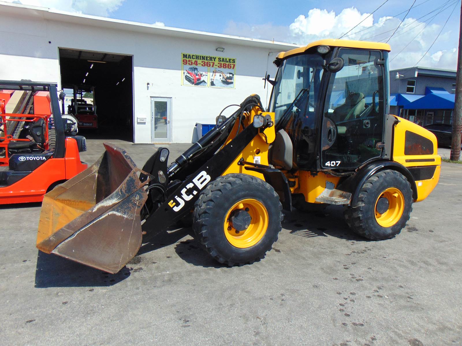 2015 JCB 407 ARTICULATED FRONT END "11K POUND" WHEEL LOADER 4X4 - ORIGINAL 1 OWNER - 65 HP KOHLER DIESEL - SERVICED TODAY - Image 26