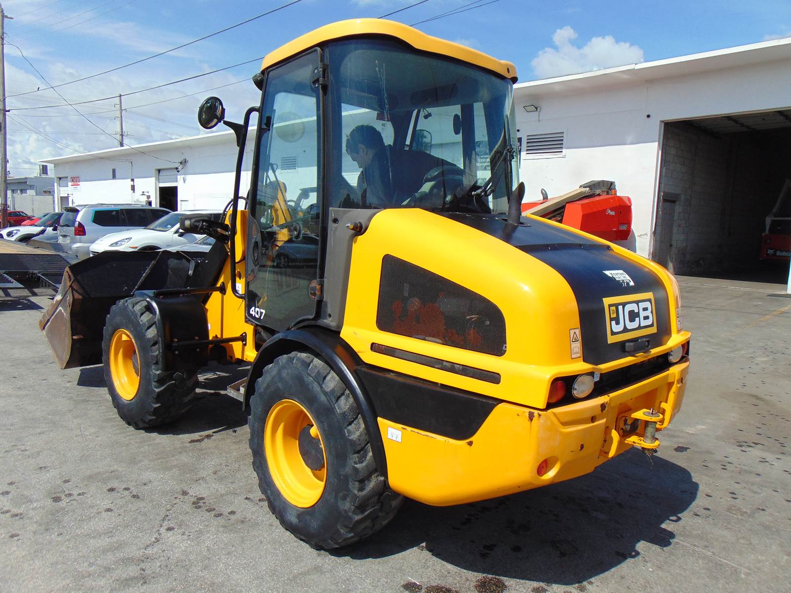 2015 JCB 407 ARTICULATED FRONT END "11K POUND" WHEEL LOADER 4X4 - ORIGINAL 1 OWNER - 65 HP KOHLER DIESEL - SERVICED TODAY - Image 3