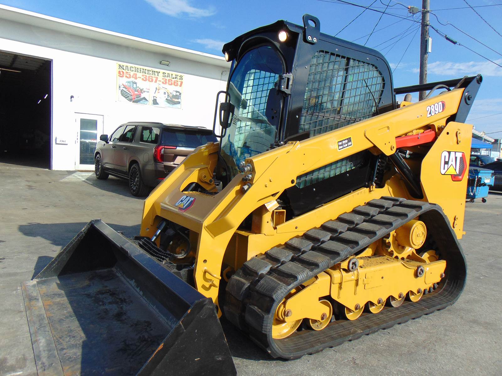 2015 CAT 289D TURBO 2 SPEED - PRE EMISSIONS DIESEL - SUPER LOADED - HEAT - AC - JOYSTICKS - AIR RIDE - BRAND NEW TRACKS - 1,932 HOURS - Image 2