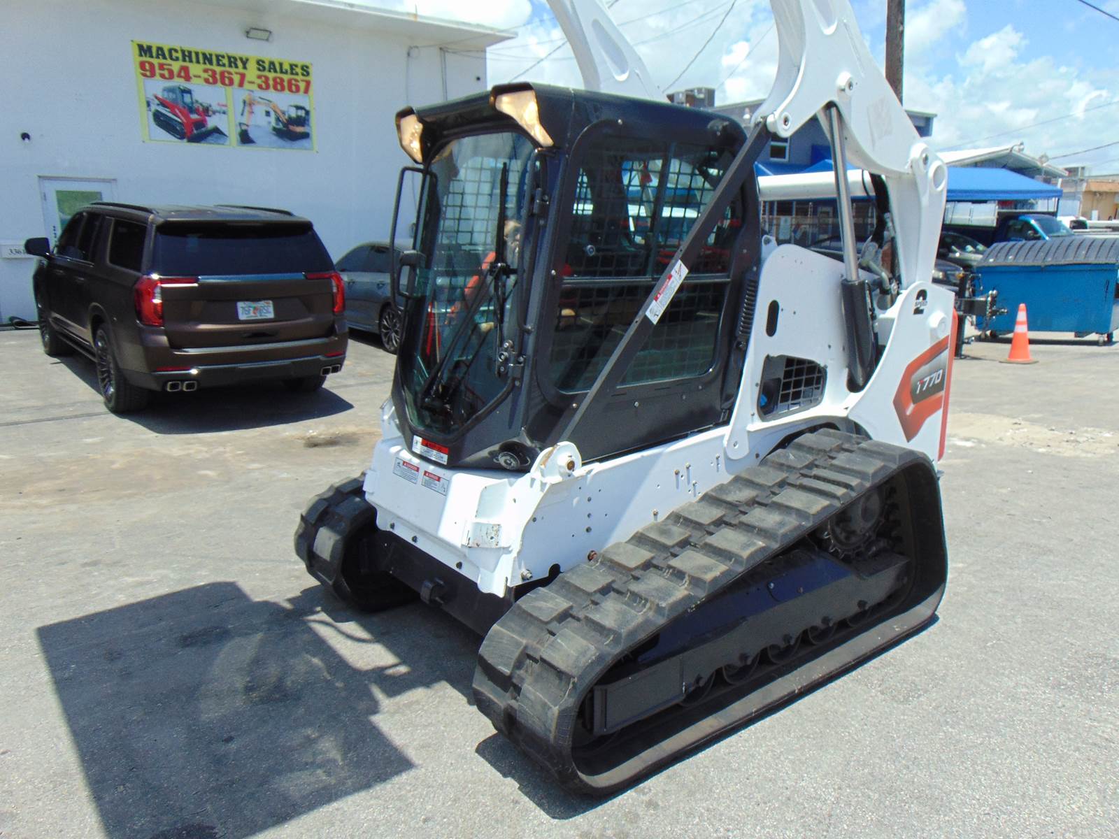 2021 BOBCAT T770 TURBO 2 SPEED "HIGH FLOW" 92 HP - JOYSTICKS - HEAT AND A/C - SUPER LOADED - ONLY 1,348 HOURS - JOB READY - Image 8