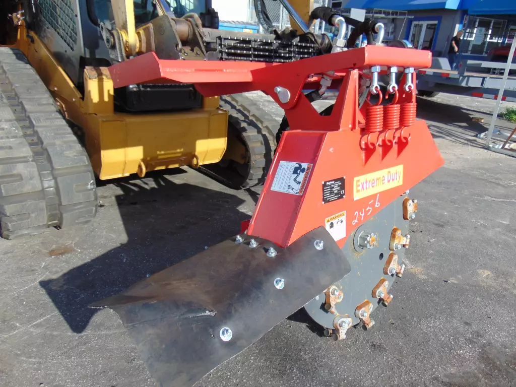 2026 RAYTREE RTS-G30 "EXTREME DUTY" SKID STEER TRANSVERSE MOUNT STUMP GRINDER ATTACHMENT - HIGH FLOW free local delivery - located in pompano beach - universal skid steer implement - Image 4