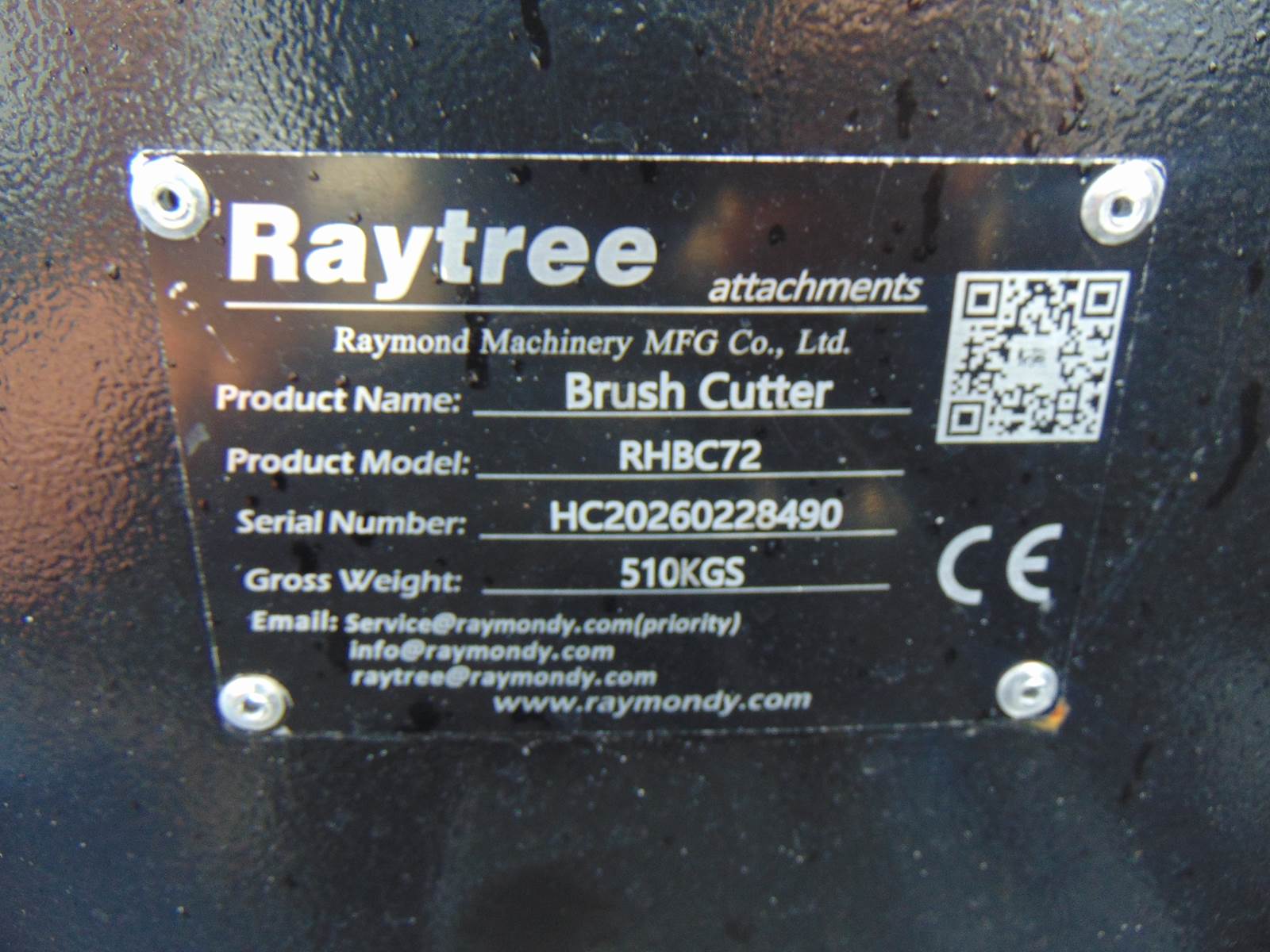 2027 RAYTREE RHBC72 BRUSH CUTTER 18-35 GPM VARIABLE FLOW - STANDARD OR HIGH FLOW - 4 BLADE SYSTEM - Image 11