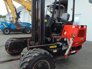 2014 PALFINGER GT-55 PIGGYBACK TYPE TRUCK MOUNTED FORKLIFT - KUBOTA DIESEL - ONLY 2,125 ORIGINAL HOURS - RUST FREE - 100% JOB READY