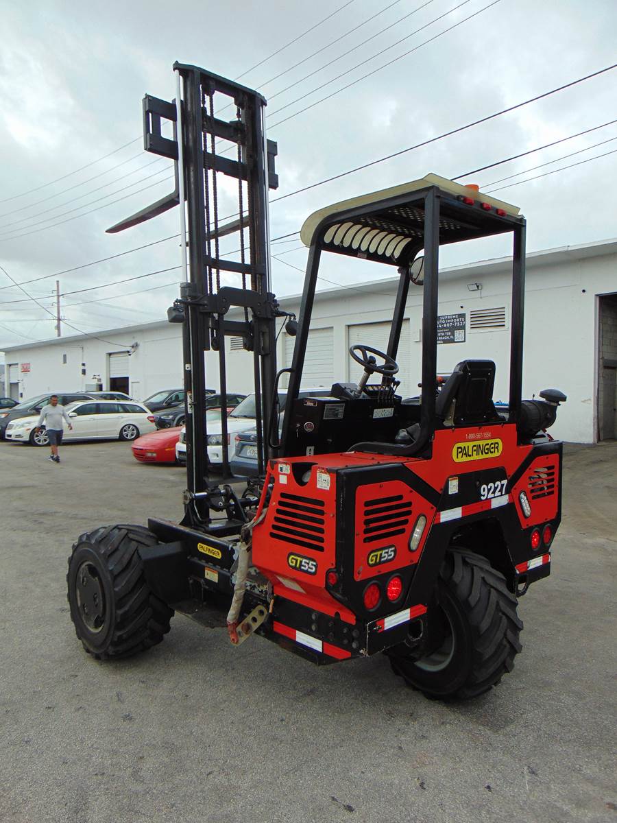 2014 PALFINGER GT-55 PIGGYBACK TYPE TRUCK MOUNTED FORKLIFT - KUBOTA DIESEL - ONLY 2,125 ORIGINAL HOURS - RUST FREE - 100% JOB READY - Image 4