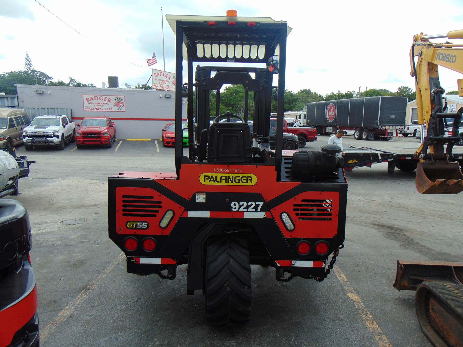 2014 PALFINGER GT-55 PIGGYBACK TYPE TRUCK MOUNTED FORKLIFT - KUBOTA DIESEL - ONLY 2,125 ORIGINAL HOURS - RUST FREE - 100% JOB READY - Image 20