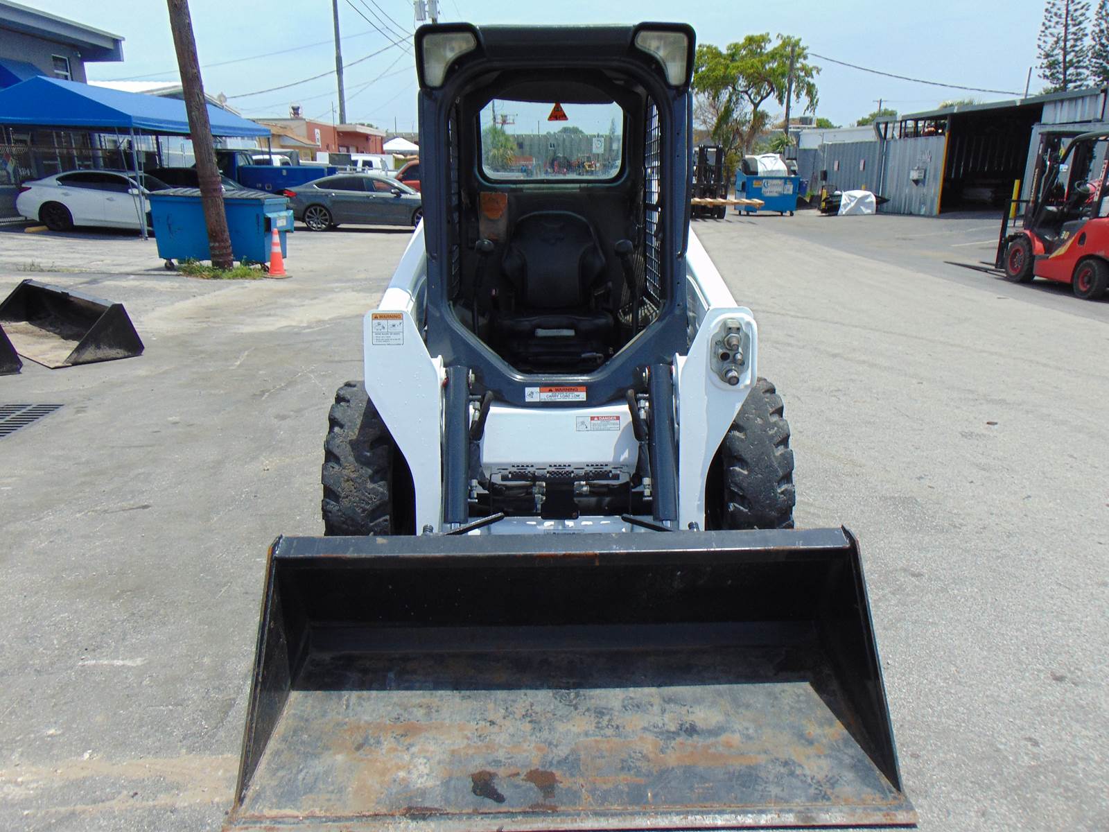 2015 BOBCAT S510 TURBO WITH SOLID TIRES - ONLY 800 ORIGINAL 1 OWNER HOURS - SOUTHERN RUST FREE - Image 23