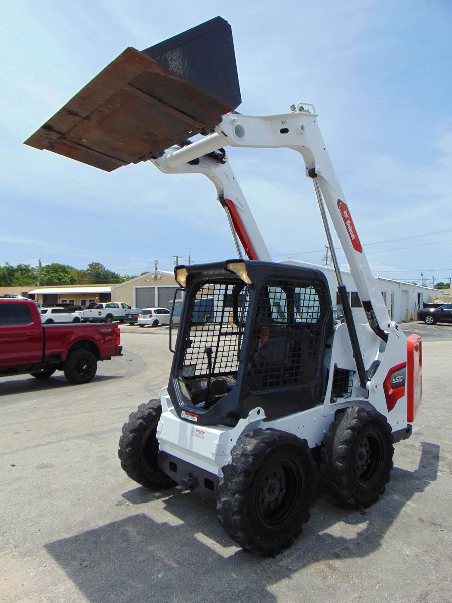 2015 BOBCAT S510 TURBO WITH SOLID TIRES - ONLY 800 ORIGINAL 1 OWNER HOURS - SOUTHERN RUST FREE - Image 10