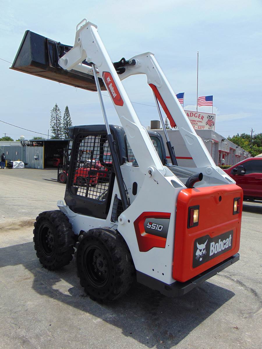 2015 BOBCAT S510 TURBO WITH SOLID TIRES - ONLY 800 ORIGINAL 1 OWNER HOURS - SOUTHERN RUST FREE - Image 6