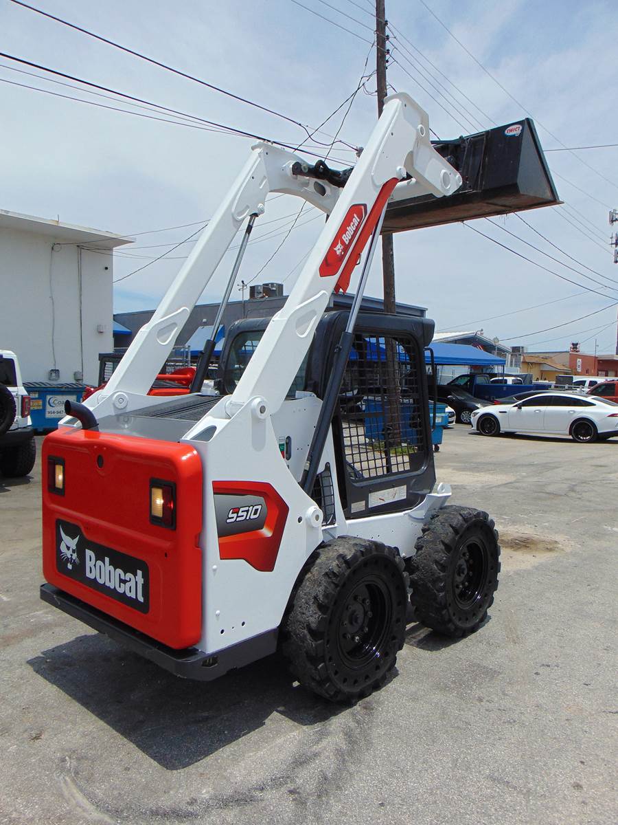 2015 BOBCAT S510 TURBO WITH SOLID TIRES - ONLY 800 ORIGINAL 1 OWNER HOURS - SOUTHERN RUST FREE - Image 5
