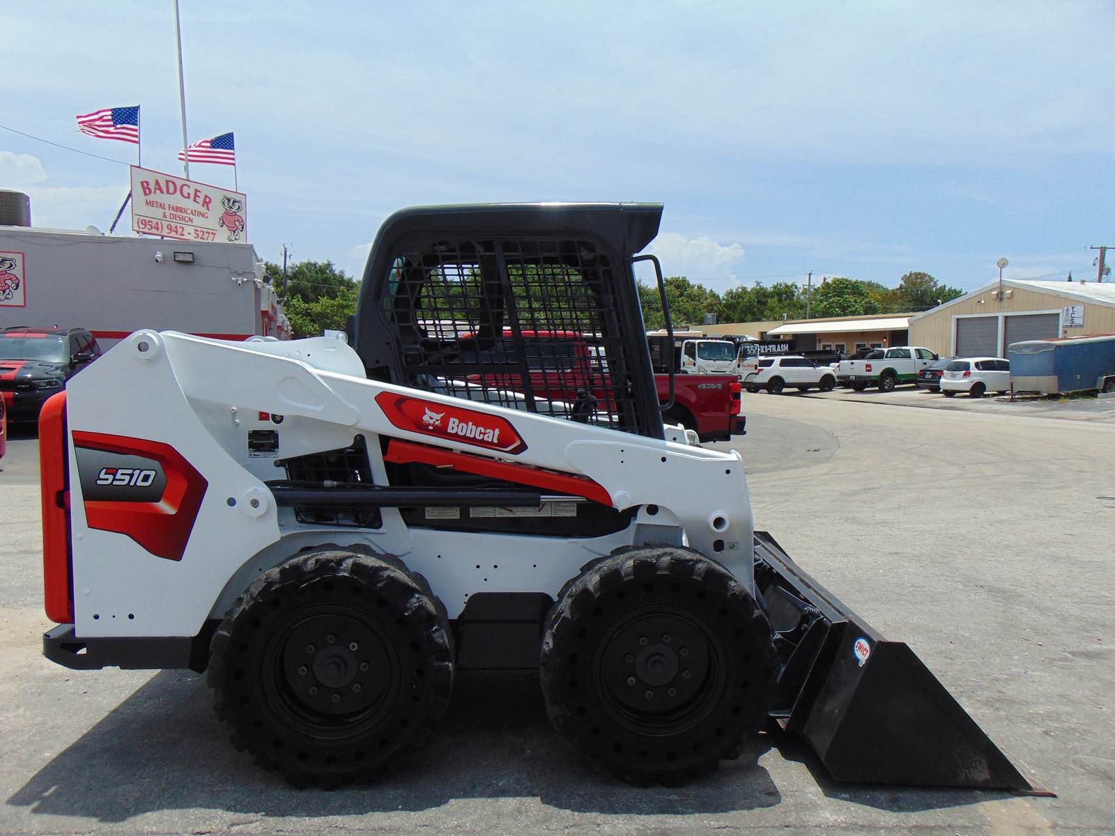 2015 BOBCAT S510 TURBO WITH SOLID TIRES - ONLY 800 ORIGINAL 1 OWNER HOURS - SOUTHERN RUST FREE - Image 29
