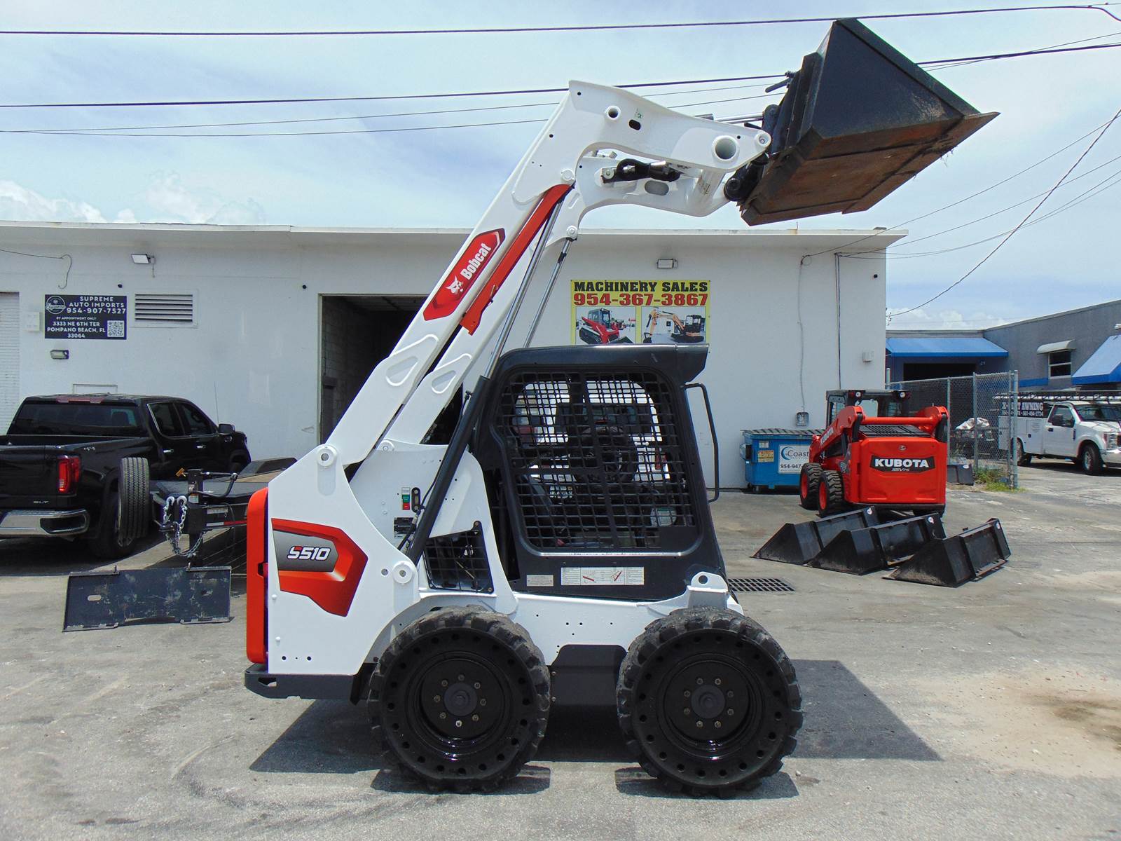 2015 BOBCAT S510 TURBO WITH SOLID TIRES - ONLY 800 ORIGINAL 1 OWNER HOURS - SOUTHERN RUST FREE - Image 28