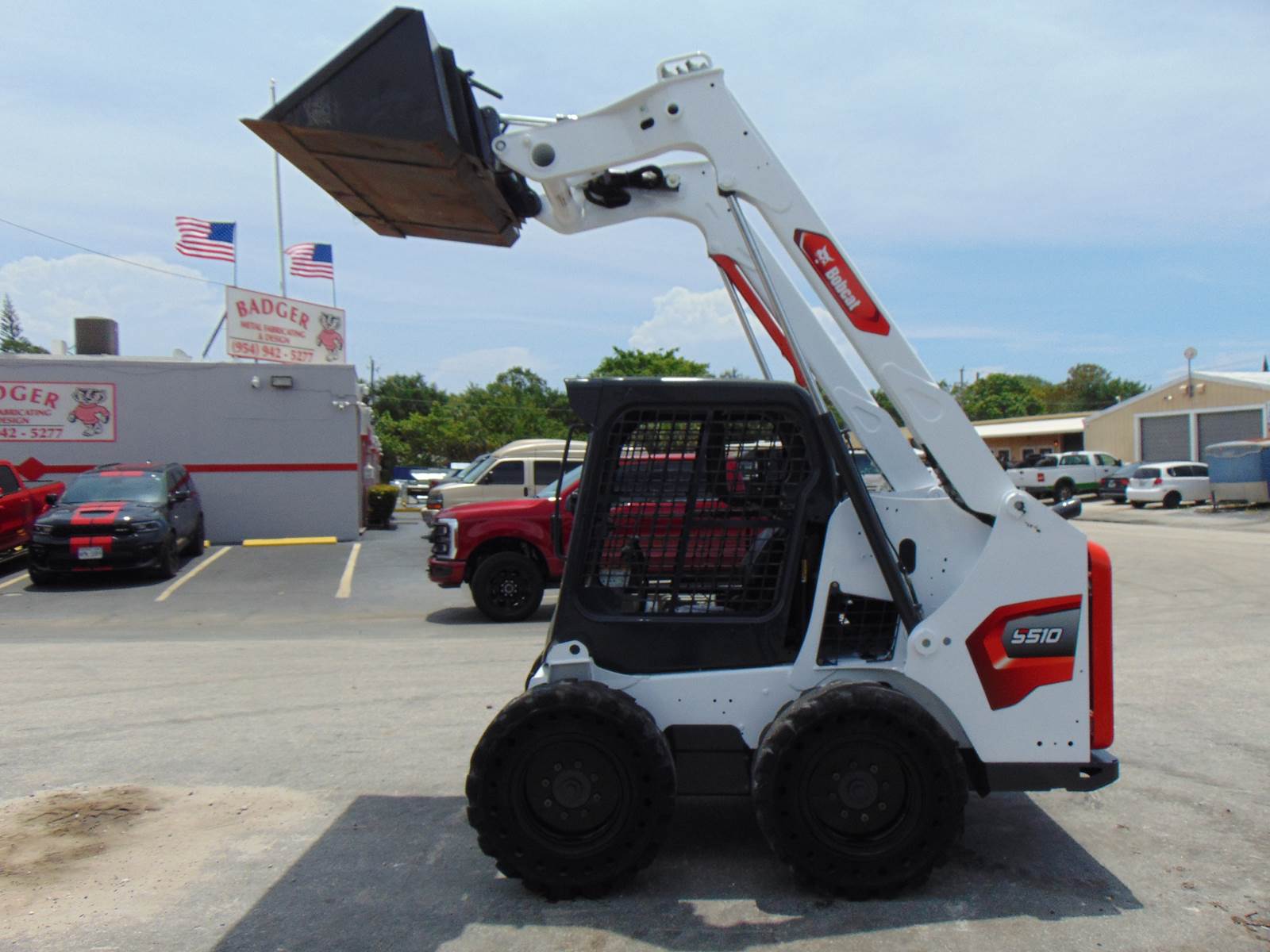 2015 BOBCAT S510 TURBO WITH SOLID TIRES - ONLY 800 ORIGINAL 1 OWNER HOURS - SOUTHERN RUST FREE - Image 27