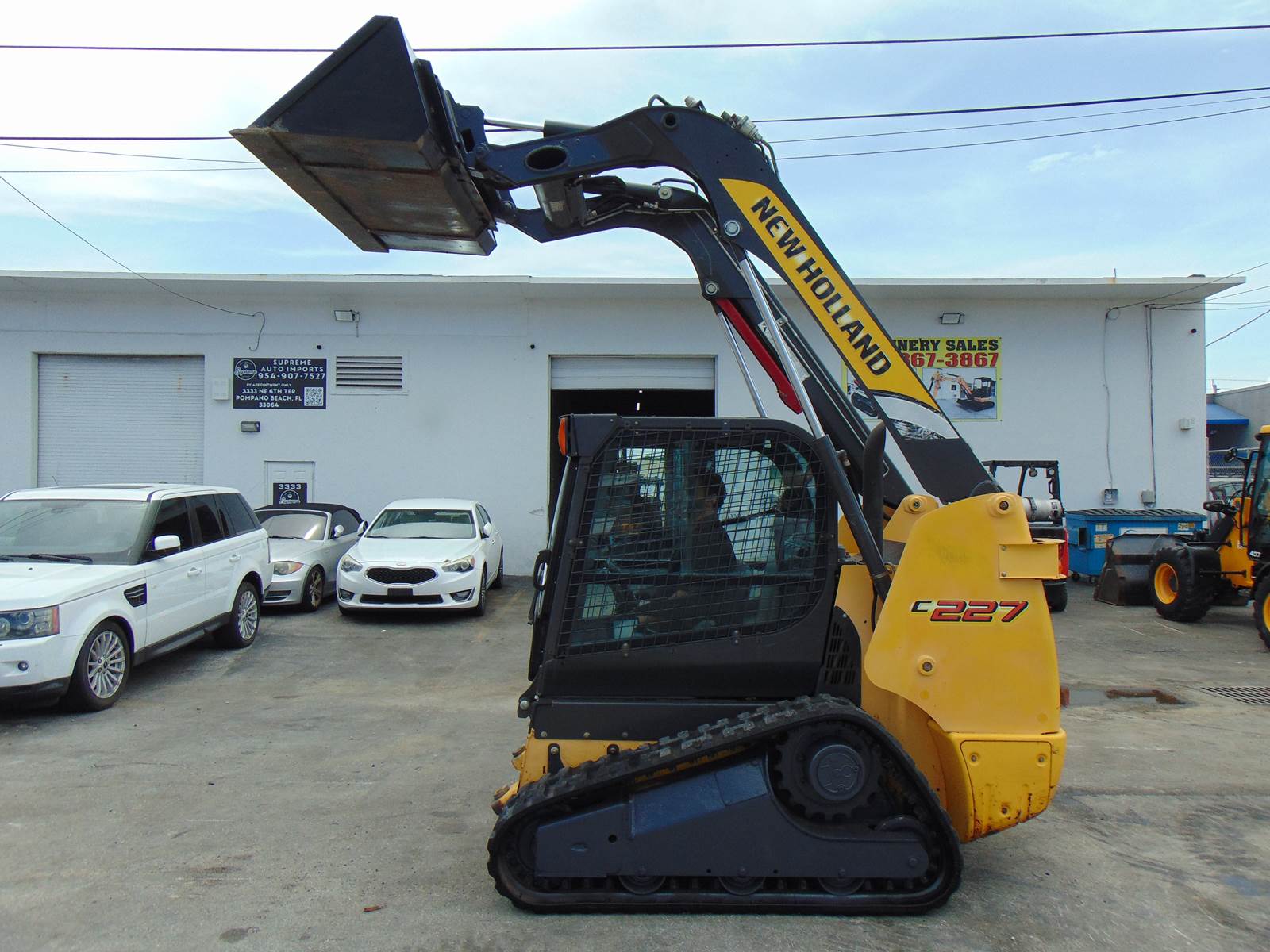 2016 NEW HOLLAND C227 TURBO 2 SPEED "BIG 74 HP" PRE EMISSIONS - HEAT - AC - STEREO - POWER COUPLER - JOYSTICKS - LOW HOURS - AIR RIDE - 100% JOB READY - Image 35