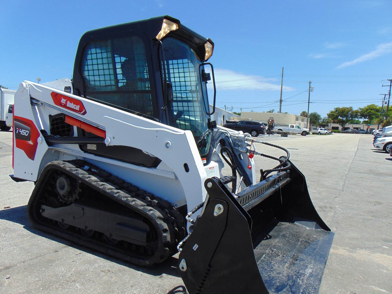 2017 BOBCAT T450 TURBO 2 SPEED "A/C CAB" - BRAND NEW TRACKS - PWR COUPLER - JOYSTICK CONTROLS - KEYLESS SECURITY - NEW COMBO BUCKET - ONLY 1,534 HOURS - Image 11