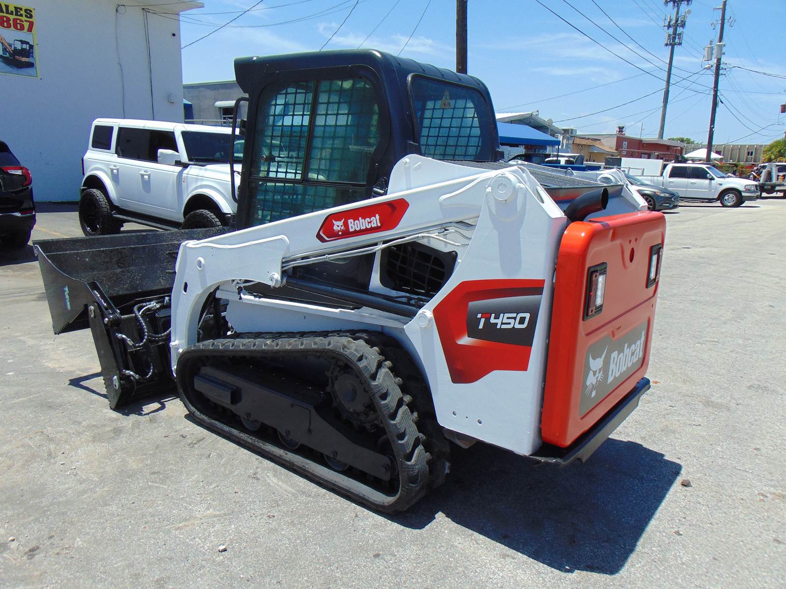 2017 BOBCAT T450 TURBO 2 SPEED "A/C CAB" - BRAND NEW TRACKS - PWR COUPLER - JOYSTICK CONTROLS - KEYLESS SECURITY - NEW COMBO BUCKET - ONLY 1,534 HOURS - Image 12