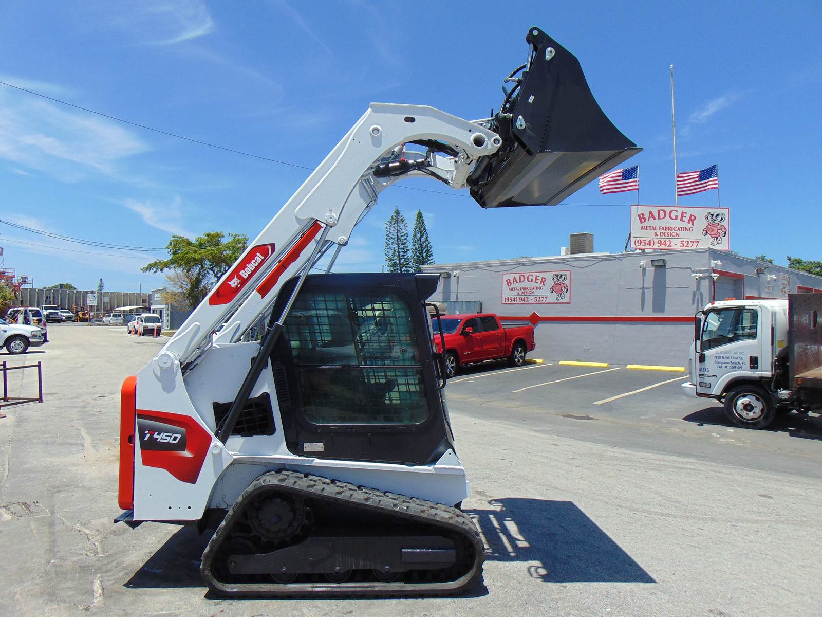2017 BOBCAT T450 TURBO 2 SPEED "A/C CAB" - BRAND NEW TRACKS - PWR COUPLER - JOYSTICK CONTROLS - KEYLESS SECURITY - NEW COMBO BUCKET - ONLY 1,534 HOURS - Image 32
