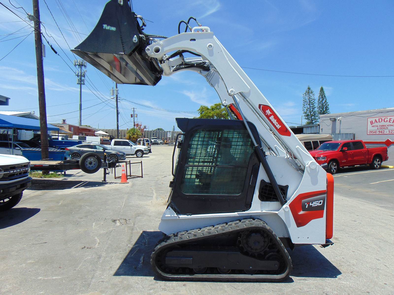 2017 BOBCAT T450 TURBO 2 SPEED "A/C CAB" - BRAND NEW TRACKS - PWR COUPLER - JOYSTICK CONTROLS - KEYLESS SECURITY - NEW COMBO BUCKET - ONLY 1,534 HOURS - Image 33