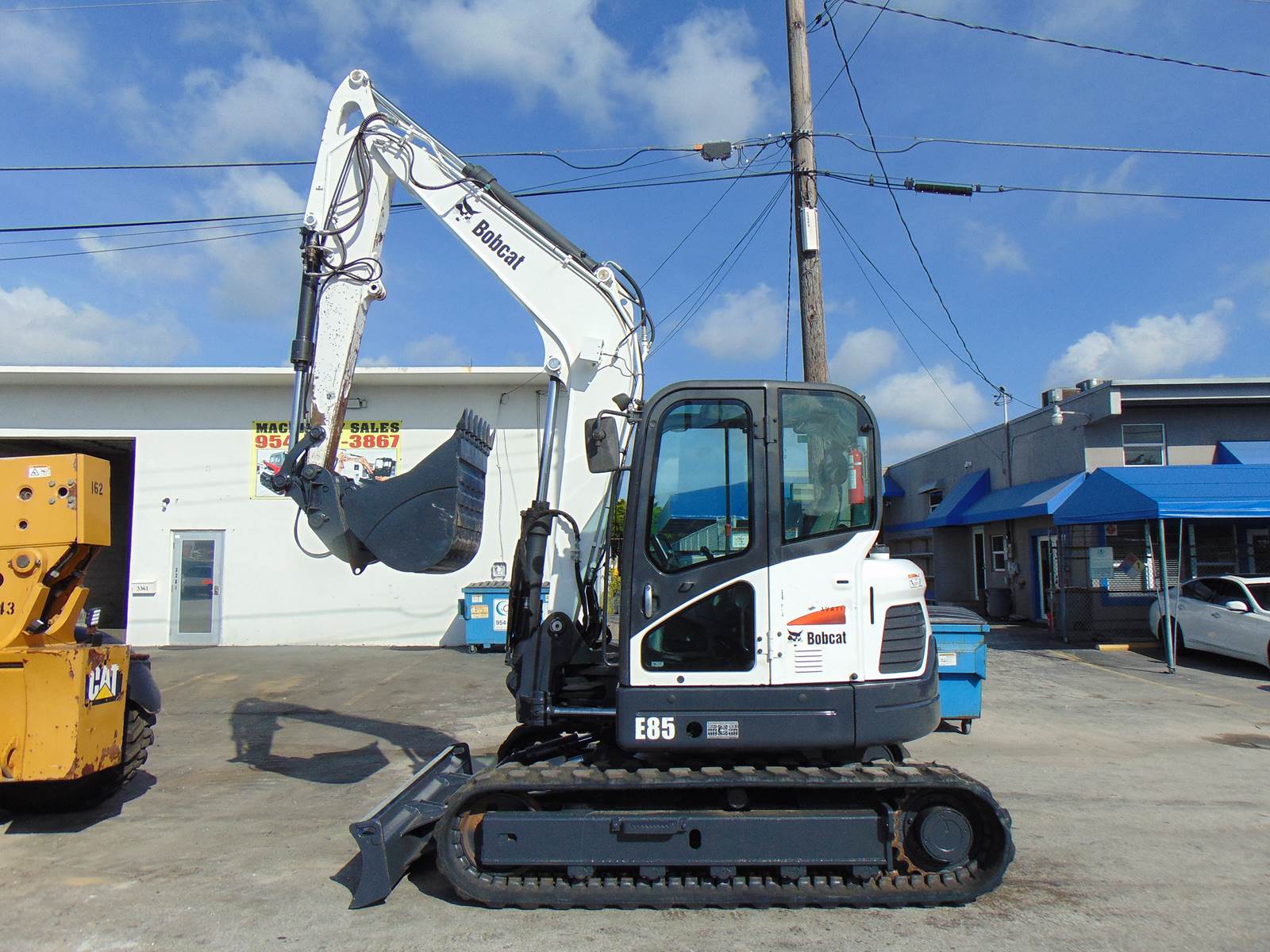 2017 BOBCAT E85 "SUPER LOADED" LONG REACH - PWR COUPLER - ICE COLD A/C - STEREO - DOUBLE PLUMBED - 3 BUCKETS INCLUDED - ONLY 2,341 ORIGINAL HOURS - Image 40