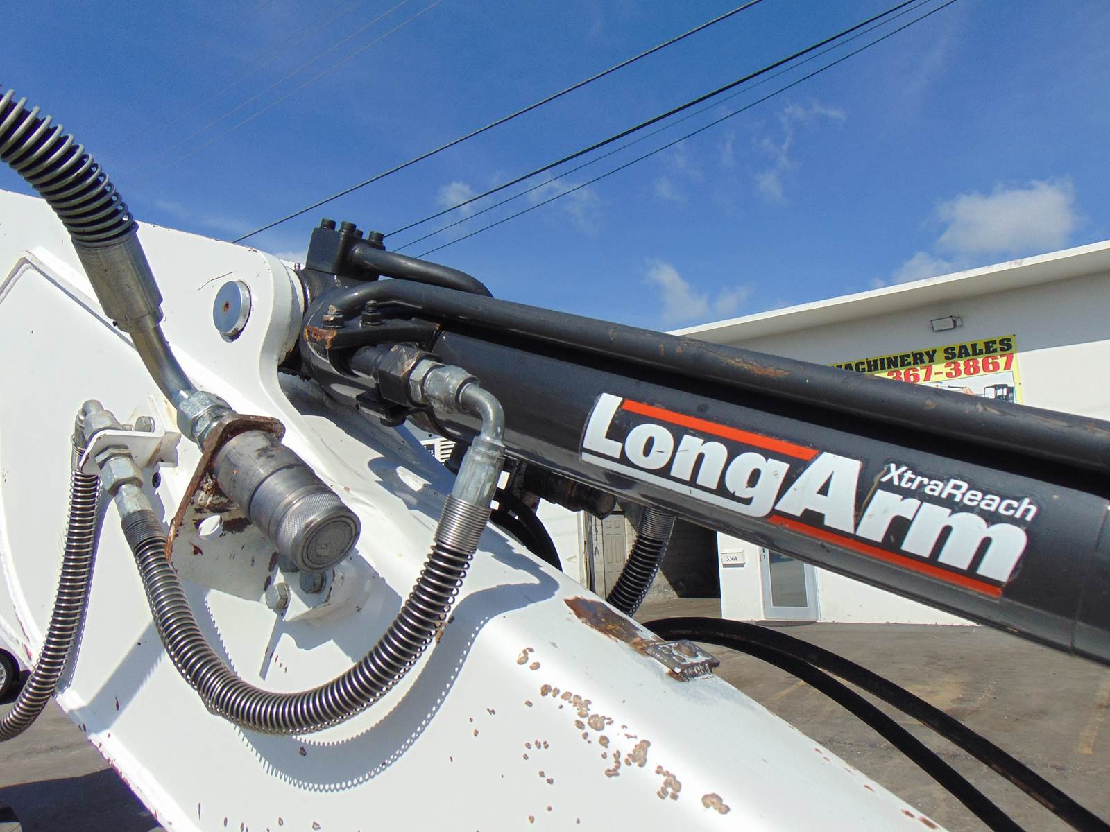 2017 BOBCAT E85 "SUPER LOADED" LONG REACH - PWR COUPLER - ICE COLD A/C - STEREO - DOUBLE PLUMBED - 3 BUCKETS INCLUDED - ONLY 2,341 ORIGINAL HOURS - Image 5