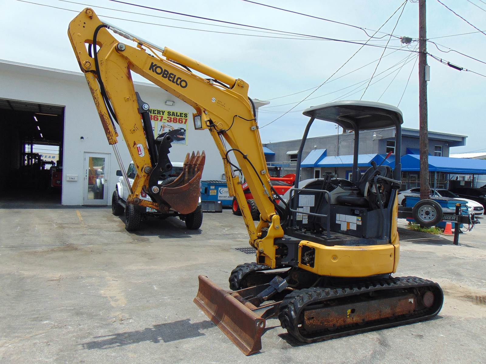 2020 KOBELCO SK-30SR MINI EXCAVATOR - 7,300 LB OPERATING WEIGHT - YANMAR DIESEL - BRAND NEW HYDRAULIC THUMB - ONLY 1,539 HOURS - Image 5