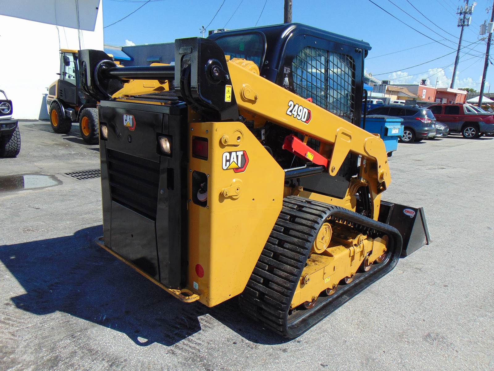 2019 CAT 249D SKID STEER TRACK LOADER "BIG 68 HP TURBO" - A/C - HEAT - JOYSTICKS - STEREO - BACK UP CAMERA - ONLY 1,842 HOURS - Image 32