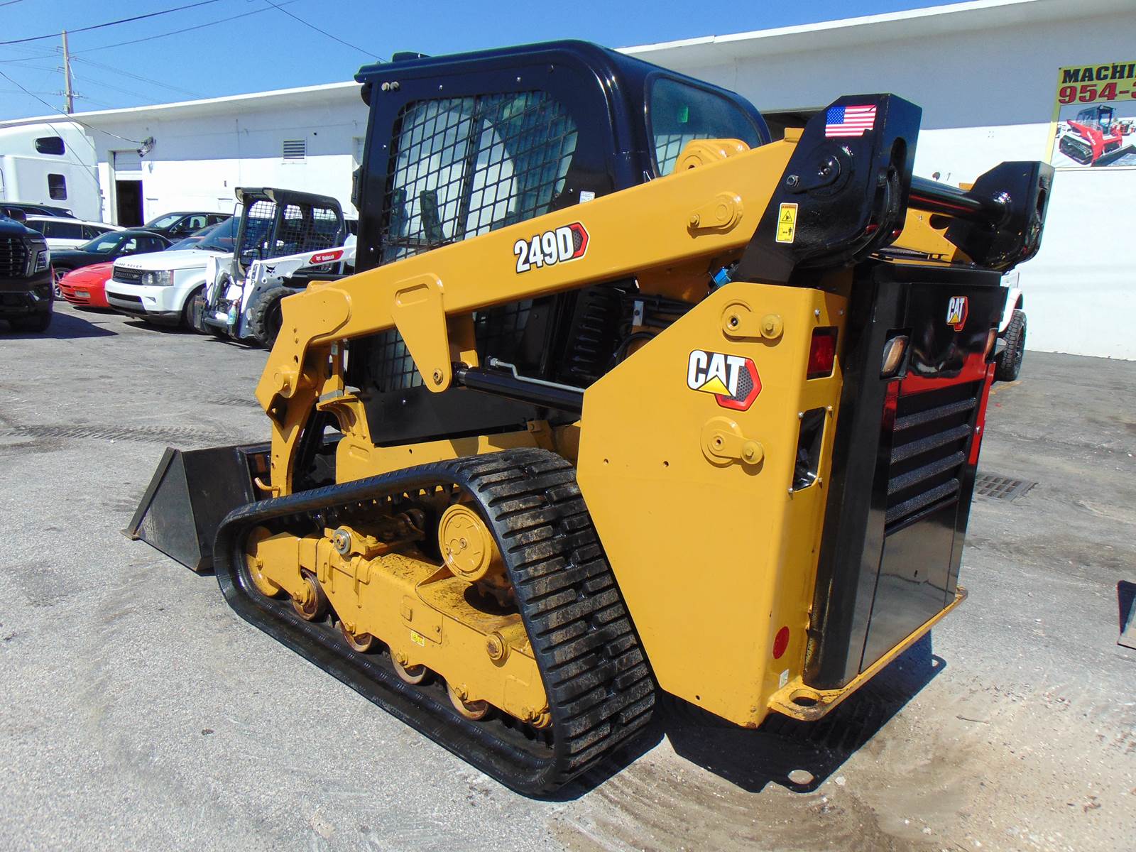 2019 CAT 249D SKID STEER TRACK LOADER "BIG 68 HP TURBO" - A/C - HEAT - JOYSTICKS - STEREO - BACK UP CAMERA - ONLY 1,842 HOURS - Image 31